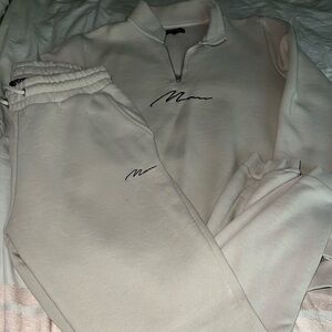 Boohoo Men Two Piece Sweatpants Set